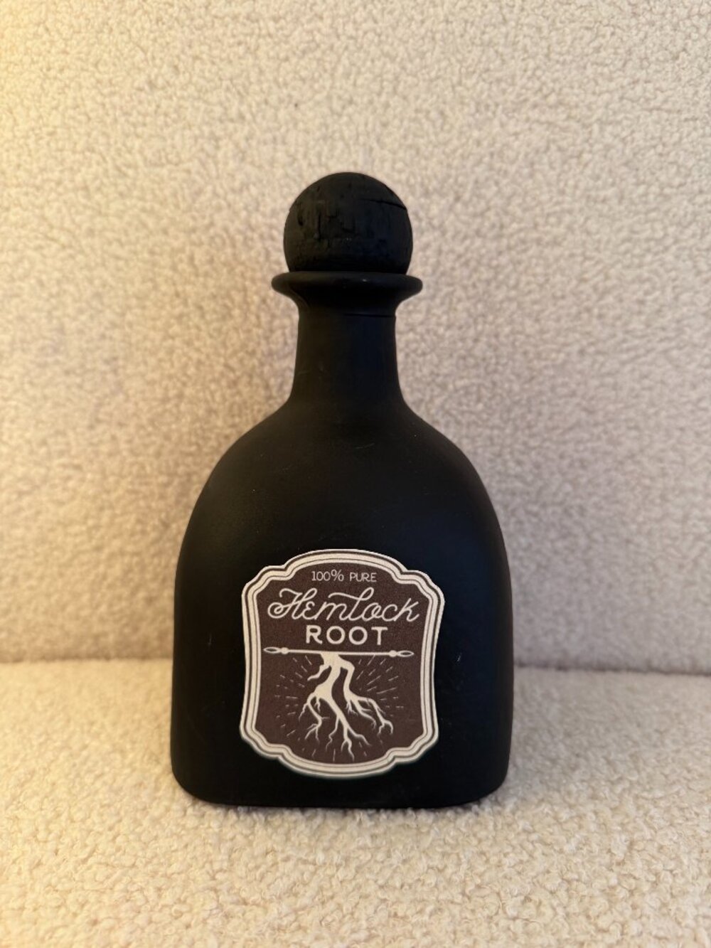 Halloween Apothecary Glass Bottle - A